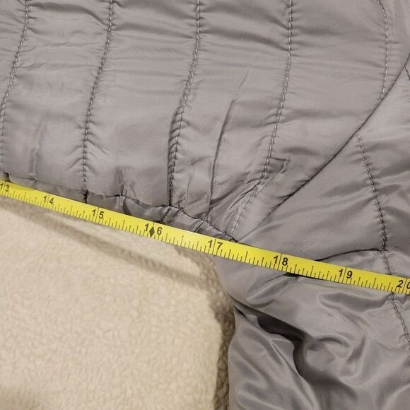 The North Face Reversible Puffer Sherpa jacket, sz large - Picture 11 of 12